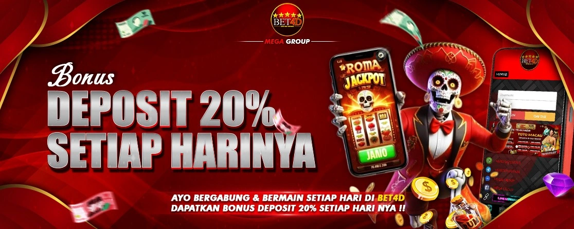 BONUS DEPOSIT SETIAP HARI 20%